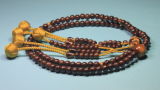 Japanese Juzu 108 Malas, Buddhist Praying Beads, Venge, Tiger Eye and Yellow Woven Leg, Nichiren Sgi Beads or Custom-Made DHL Free Shipping
