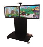 TV Cart with Mount and Cabinet