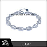 2015 Handmade Women Fashion Jewelry Silver CZ Bracelet Wholesale