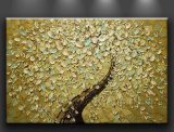 Modern Abstract Knife Oil Painting on Canvas