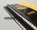 Black Double Wires Promotional Spiral Notebook