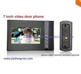 Video Door Phones Wird 7 Inch Video Door Phone Intercom Door Bell Door Entry System, Metal Case, Pinhole Camera, Waterproof, 24 Doorbell Rings