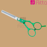 Convex Hair Thinning Scissors with Offset Handle (RS7016)
