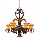 Archaized Chandelier with 6 Arms CH-850-5026x6
