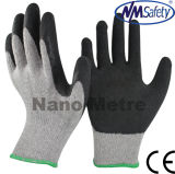 Nmsafety Recycle Polycotton Shell Coated Latex Cheap Work Glove
