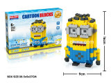 New-Developed Delicate Self-Assembly Cartoon Minions Blocks Toys