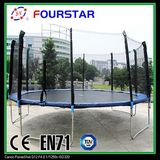 Round Trampoline Body Building Trampoline with Safety Net