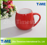 12oz Red Color Stoneware Coffee Mug