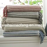 100%Pure Virgin /Merino Wool Throw (NMQ-WT029)