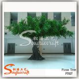 Artificial Tree with Fiber Glass Trunk and PE Leaves