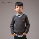 100% Wool Knitted Sweater Children Clothing for Boys