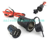 Waterproof Auto Car Vehicle Cigarette Lighter + USB Charger Power Adaptor Plug Socket