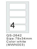 Self-Adhesive Label (QS2642-4)