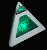 Pyramid Shape Multifunction LCD Clock (IP-H503)