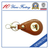 2015 New Fashion Style Leather Key Chain with Logo