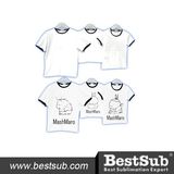 Bestsub Promotional Sublimation Parent-Child Attire T-Shirt Family Clothes (FMT)