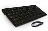 2015 New Ultra-Thin 2.4G Wireless Keyboard Mouse Combo Km801 with in Stock