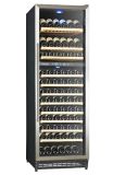Compressor Electricity Cabinet Refrigerator Wine Cooler for Display Storage with Free-Standing Air-Cooling by 200 Bottles