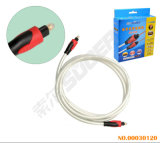 1.8m Digital Audio Optical Fiber Cable 1.8m Audio/Video Cable (AV-108-1.8M-Optical Fiber)