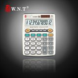 12 Digits Dual Solar Power Desktop Finance Calculator with Business, Sales or Office