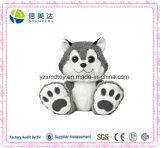 Big Toes Smile Husky Plush Stuffed Dog Toy