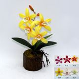 Artificial Potted Flower, Imitative Silk Orchid