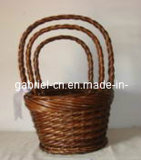 Unique Wicker Basket with Handle(WBS036)
