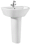 Pedestal Ceramic Sink for Australia CE-Wm10017