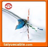 Telephone Cable CAT6 LAN Cable with Messenger