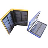 Foldable USB Solar Charger for Cell-Phone with LED Flashlight