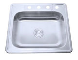 Stainless Steel Top Mounted Sink for Kitchen (A69-7)