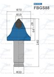 Betek Bgs88 Construction Machinery Wear Part