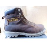 Fashion Feet Protective PU Leather Footwear Worker Safety Shoes