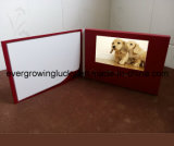 Chinese Factory Cardboard Video Greeting Card with 5inch LCD Display