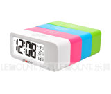 Rechargeable Digital LCD Calendar Clock with Snooze Function (LC865)