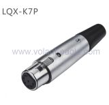High Quality Audio Connectors 7-Pin Female XLR Connector with RoHS