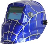 Blue Spider Web Solar Power Auto Darken Welding Helmet