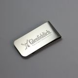 Custom Laser Engraving Metal Stainless Steel Paper Money Clip