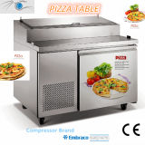 Stainless Steel Refrigerated Pizza Preparation Table
