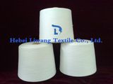 Polyester Spun Yarn Raw White for Weaving Yarn