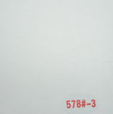 578#-3 White Color PVC Leather for Sofa Usage