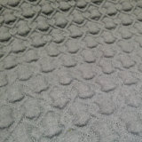 3 Layers of Quilted Upholstery Interior Grey Solid Fabric