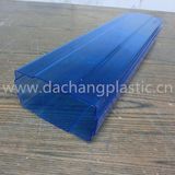 Blue Square PVC Tube