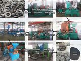 Waste Tire Shredder for Rubber Powder Making Line / Tire Shredder Waste Tyres Recycling Machine