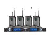 IR Synchronization UHF Wireless Meeting Microphone, 4 Transmitter Use in Same Time Without Interference