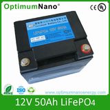 12V 50ah LiFePO4 Battery Used for UPS, Back Power