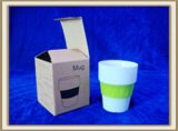 11 Oz Porcelain Mug No Handle with Silicone (LXT-0006)