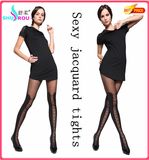 Fashion Sexy Jacquard Sheer Tights Pantyhose in Socks Stockings for Women (SR-1520)