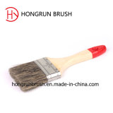 Paint Brush with Wooden Handle Color Bristle (HY004)