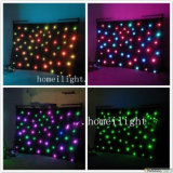 RGB 3 in 1 Tricolor LED Star Curtain for Stage Backdrop Cloth